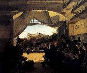 Franz Ludwig Catel Crown Prince Ludwig in the Spanish Wine Tavern in Rome oil painting on canvas